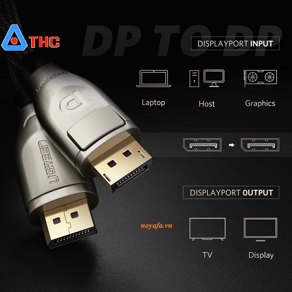 Dây cáp Display port cao cấp dài 1,5m 